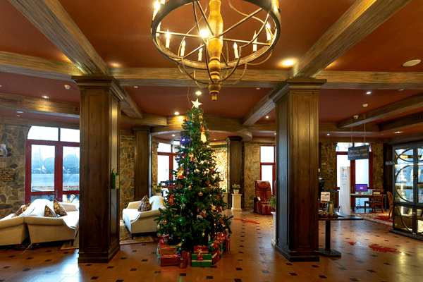 navidad en el hotel