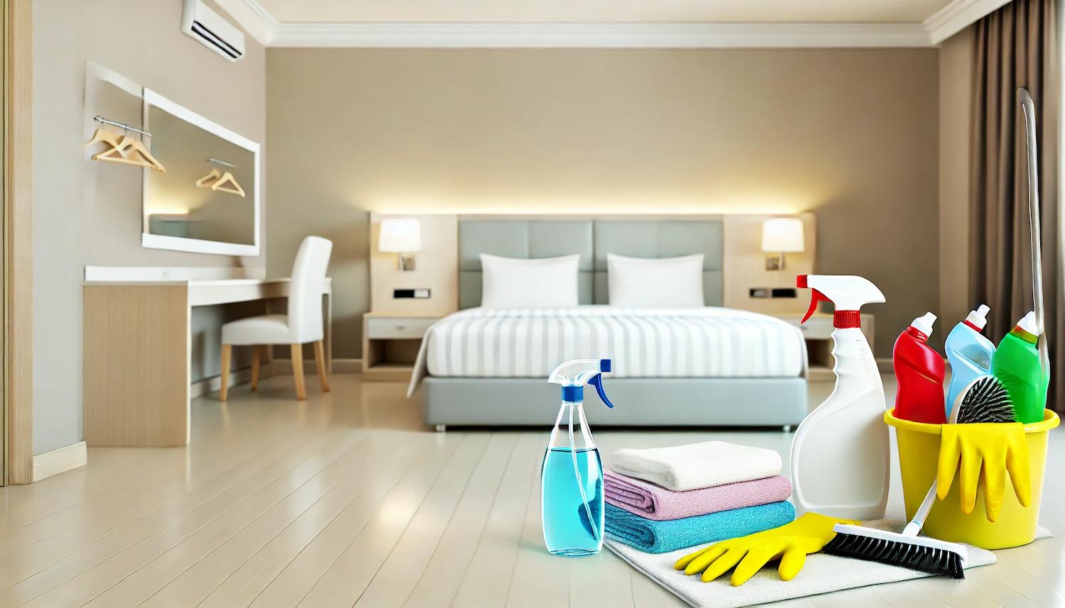 Lee más sobre el artículo Guia cómo limpiar la habitación de un hotel paso a paso