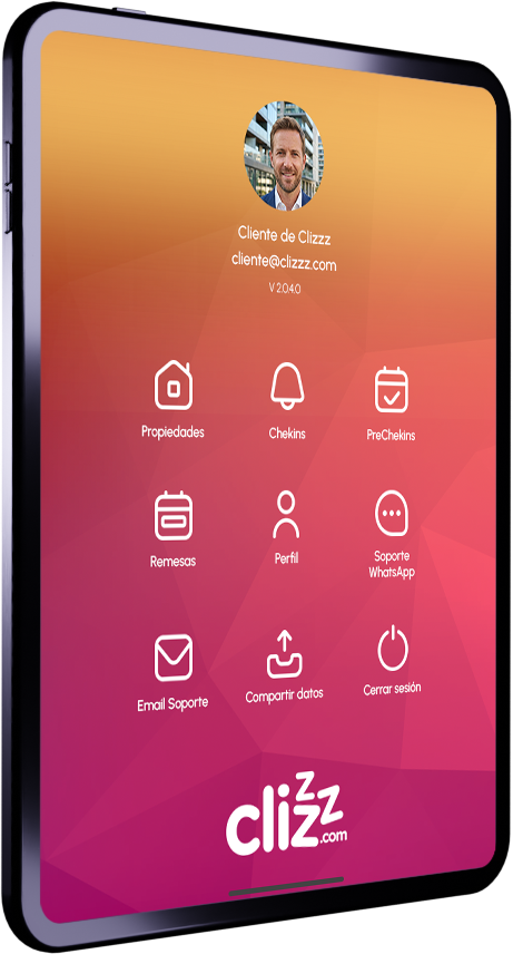 Clizzz App en tu tablet